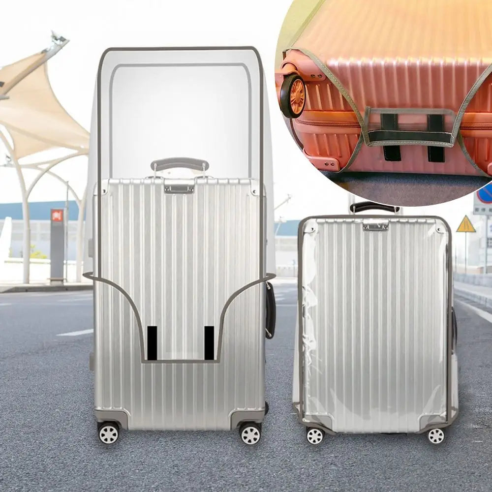 Transparent Travel Luggage Cover Waterproof Luggage Protector for 16-30 Inch Suitcase Case