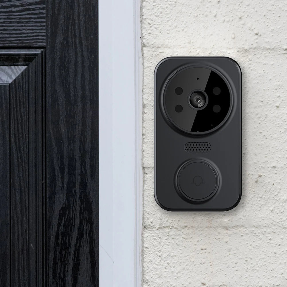 Wireless Video Doorbell Camera 2-Way Intercom Doorbell with Chime Night Vision Smart Home Door Bell