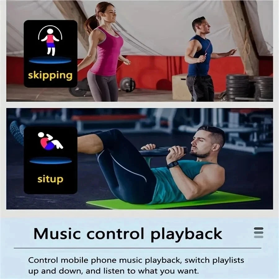Multifunction Smart Watch For Men Women Kids Message Remind Music Control Sport Step Calories