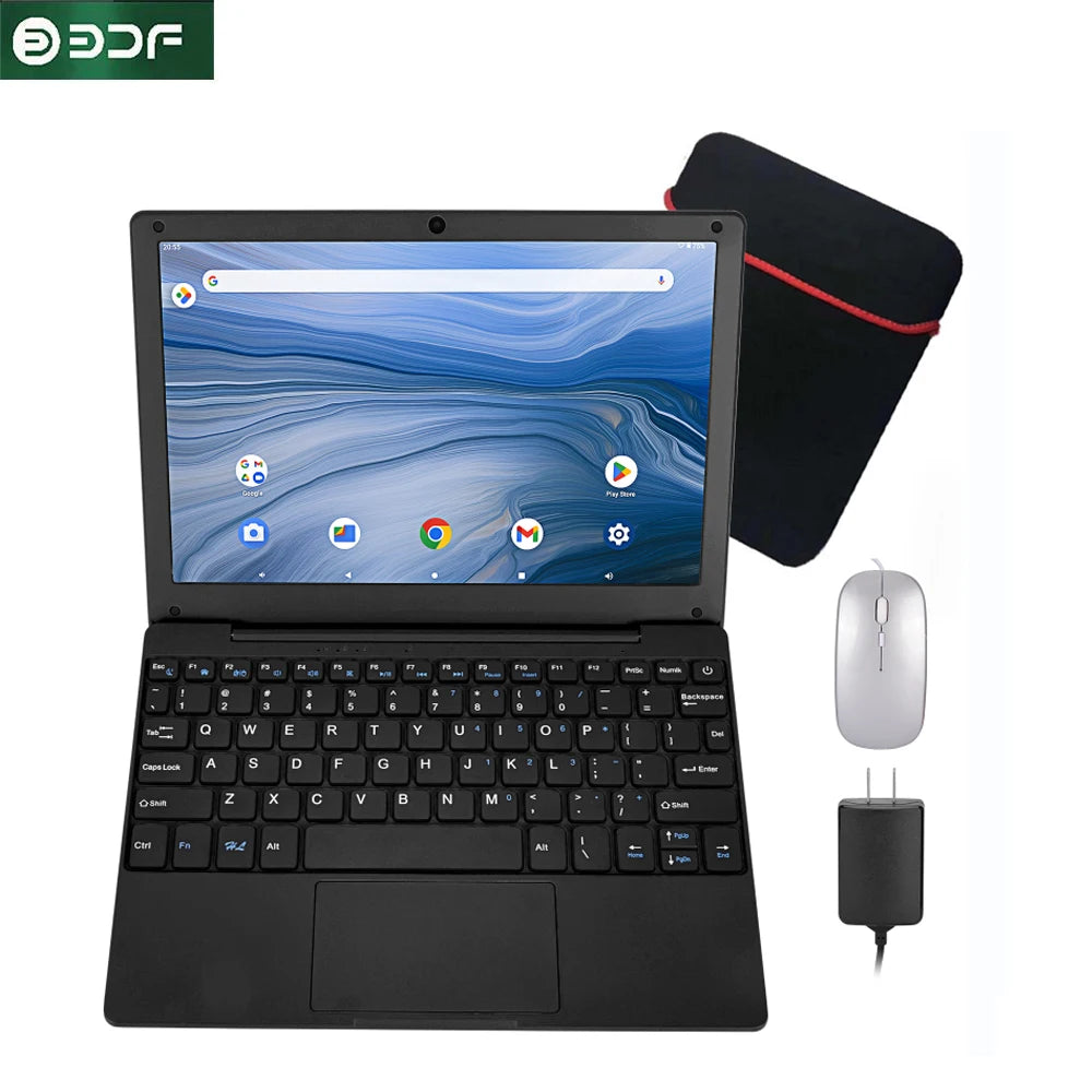 10.3 Inch Laptop Android 12.0 Computer Quad Core 2G RAM+64GB ROM Mini Laptop