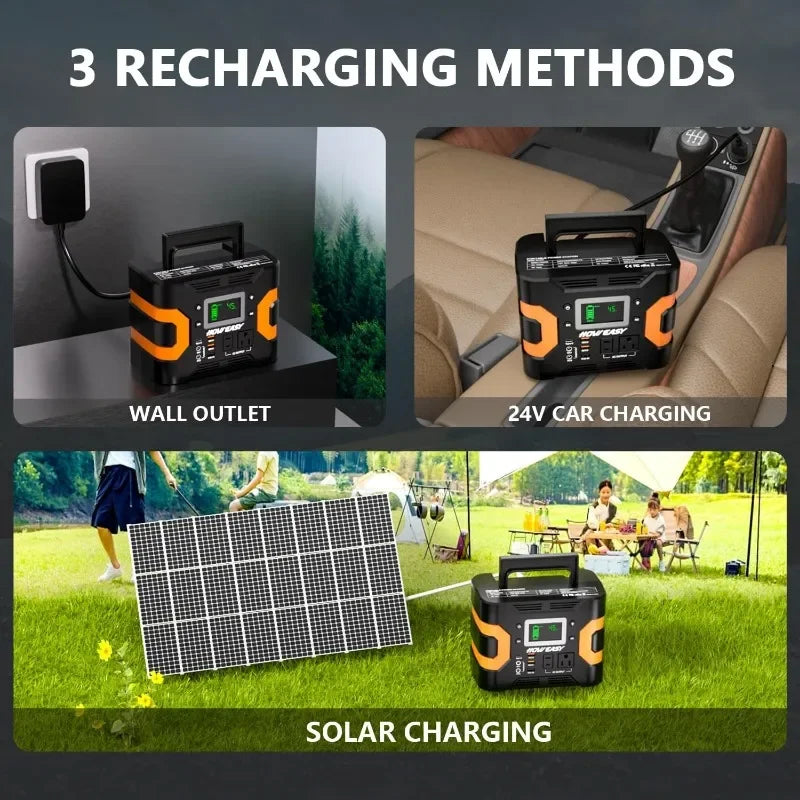 HOWEASY Portable Power Station, 236Wh Backup Lithium Battery