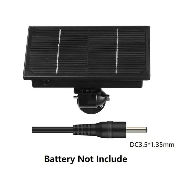 Outdoor 5V/12V Solar Power Panel Built-in Battery 6000mAh