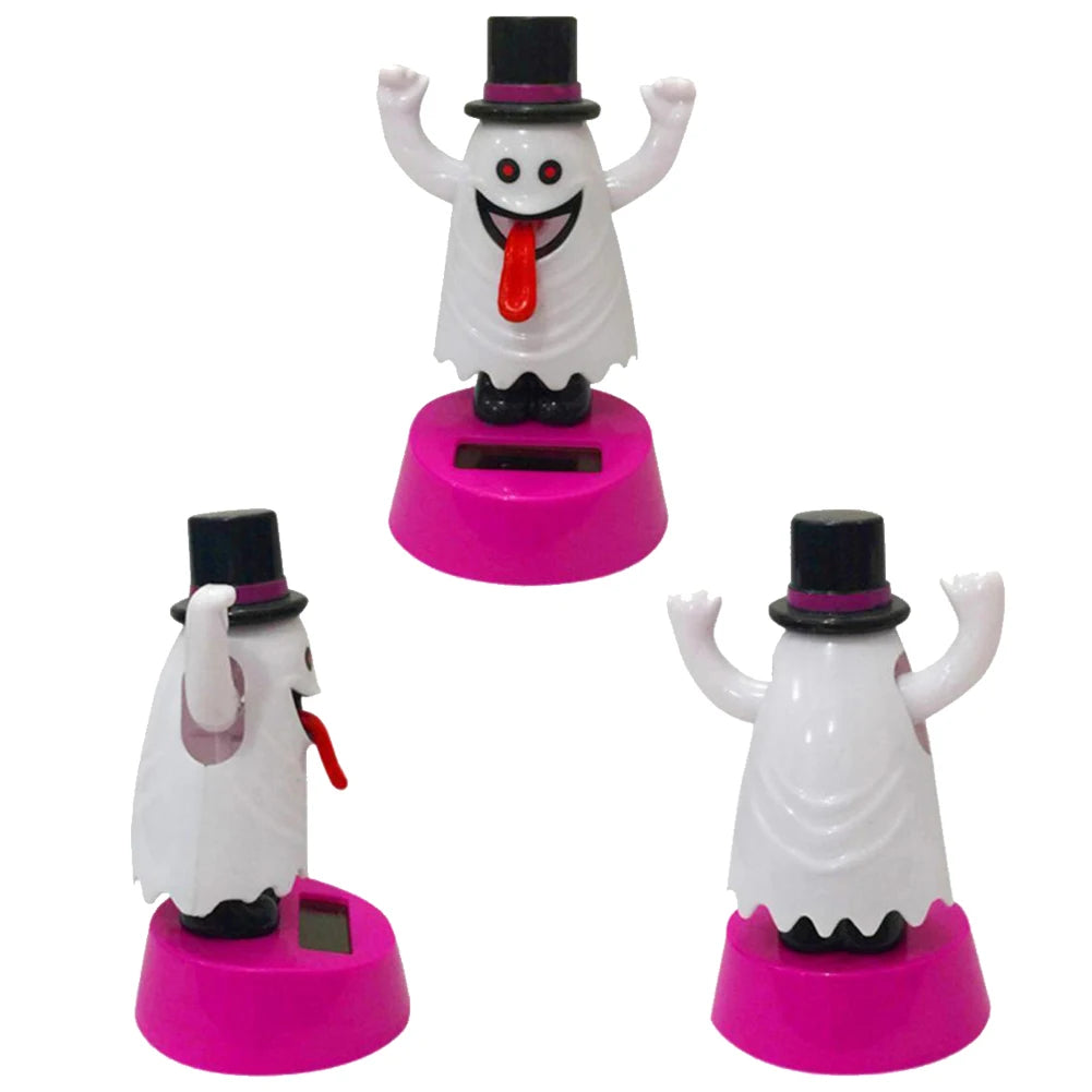 Cute Car Interior Solar Dancing Toy Solar Powered Swinging Animals
