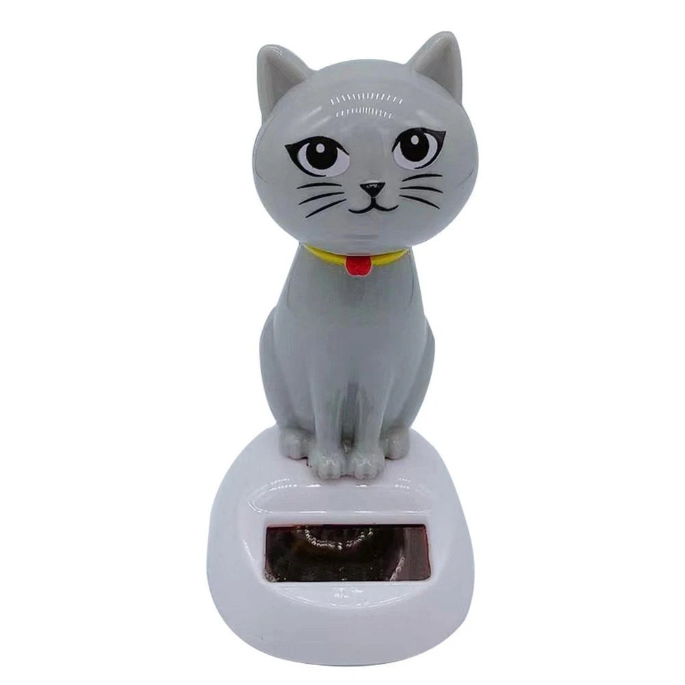 Cute Car Interior Solar Dancing Toy Solar Powered Swinging Animals