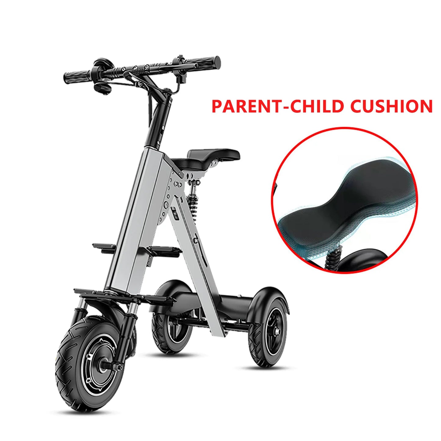 3 Wheeled Family Electric Scooter Lightweight Mini Adult Electric Bicycle Small Elderly Electric Folding