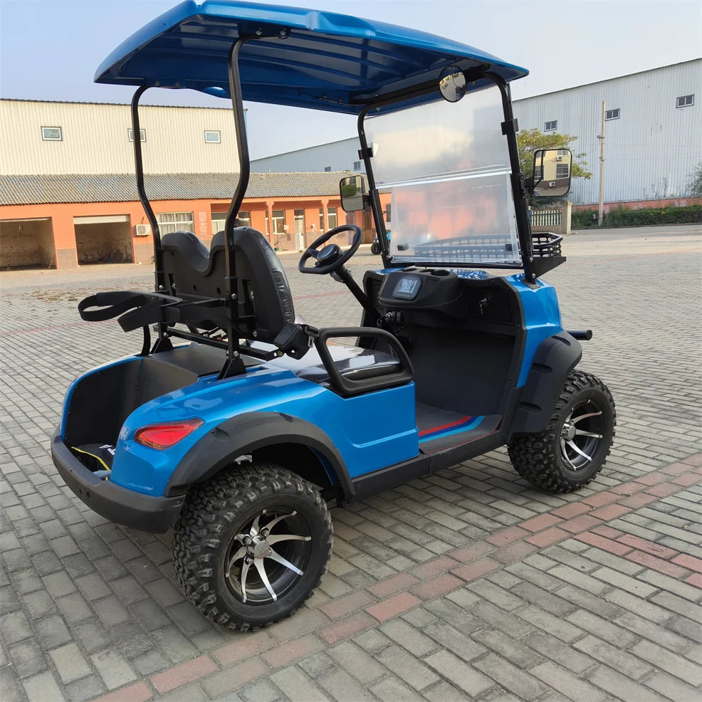 Wholesale China Color Logo Custom Club 4 Seats Car Electric and Gasoline Golf Carts Electric Powered Red 2+2 Seats for Sale