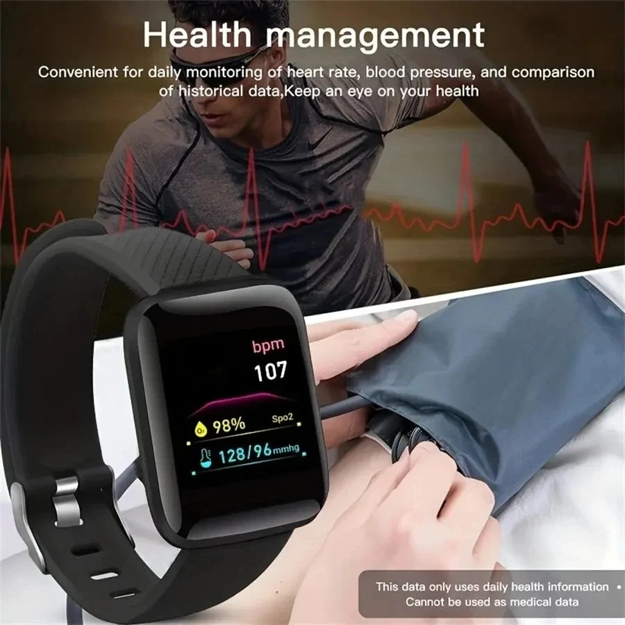 Multifunction Smart Watch For Men Women Kids Message Remind Music Control Sport Step Calories