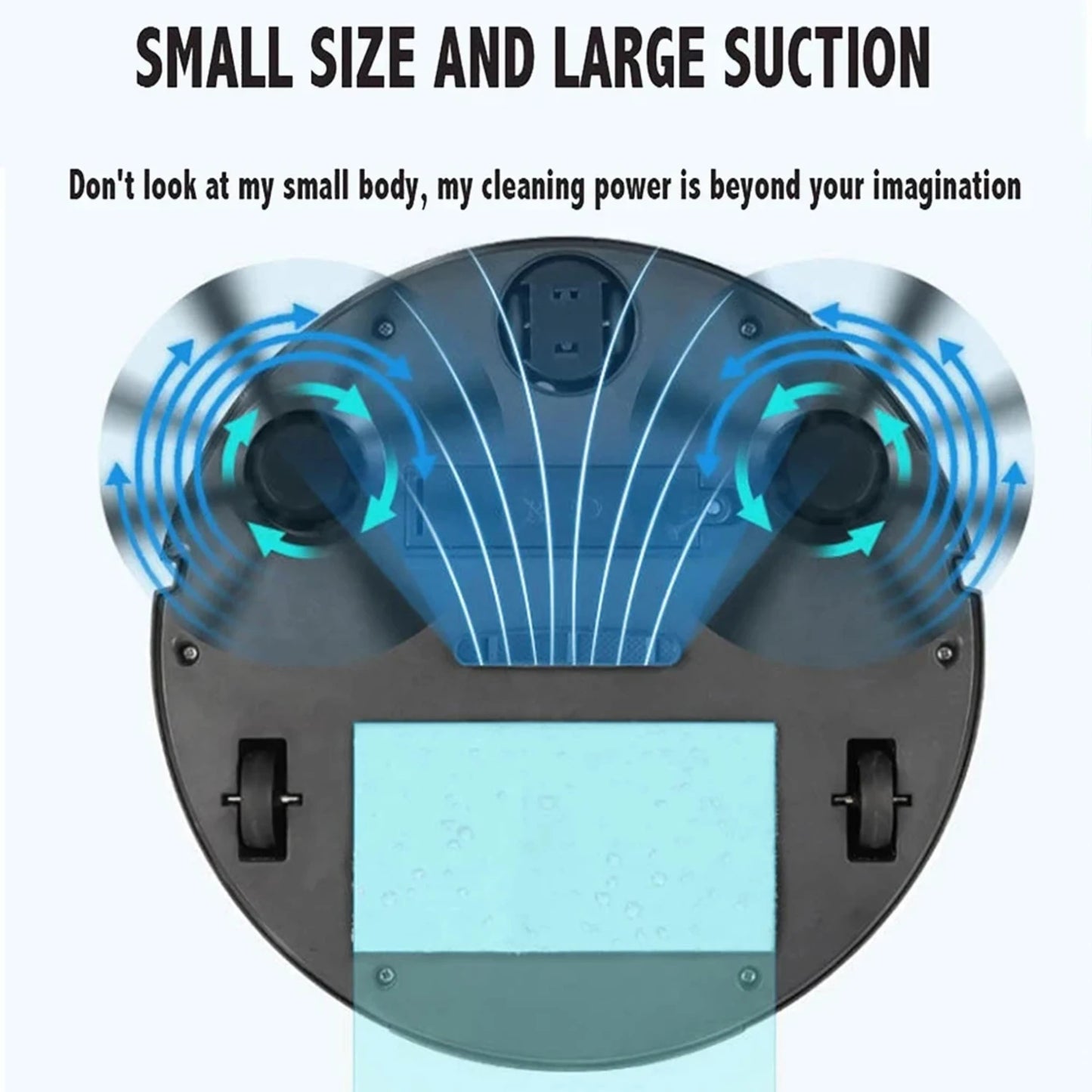 3 In 1 Smart Sweeping Robot Mini Sweeper Sweeping and Vacuuming Wireless Vacuum Cleaner