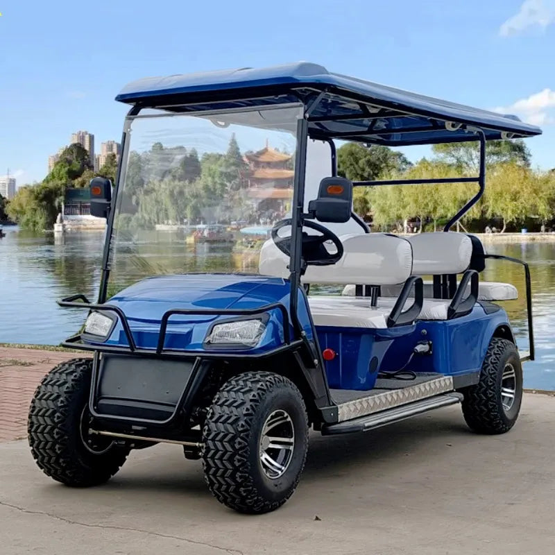 The Best Street Legal Choice 2 4 Passenger Classic Fuel Off-Road Golf Cart Battery Powered Big Wheel Golf Cart