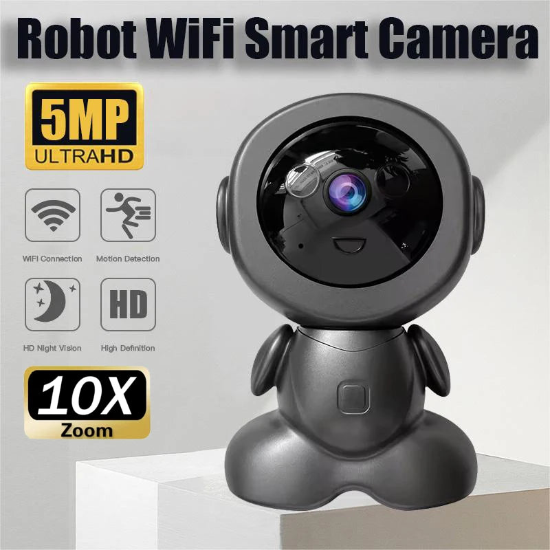 5MP Wireless WiFi Indoor Surveillance Camera Night Vision PTZ Two-way Voice Security Protection