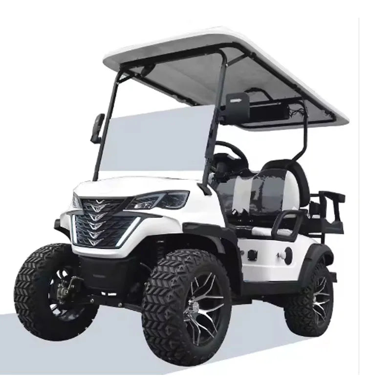 72v Electric Golf Cart 4+2 6 Seater 7.5kw Lithium Golf Off Road Buggy Garden Villa Hunting Golf Cart
