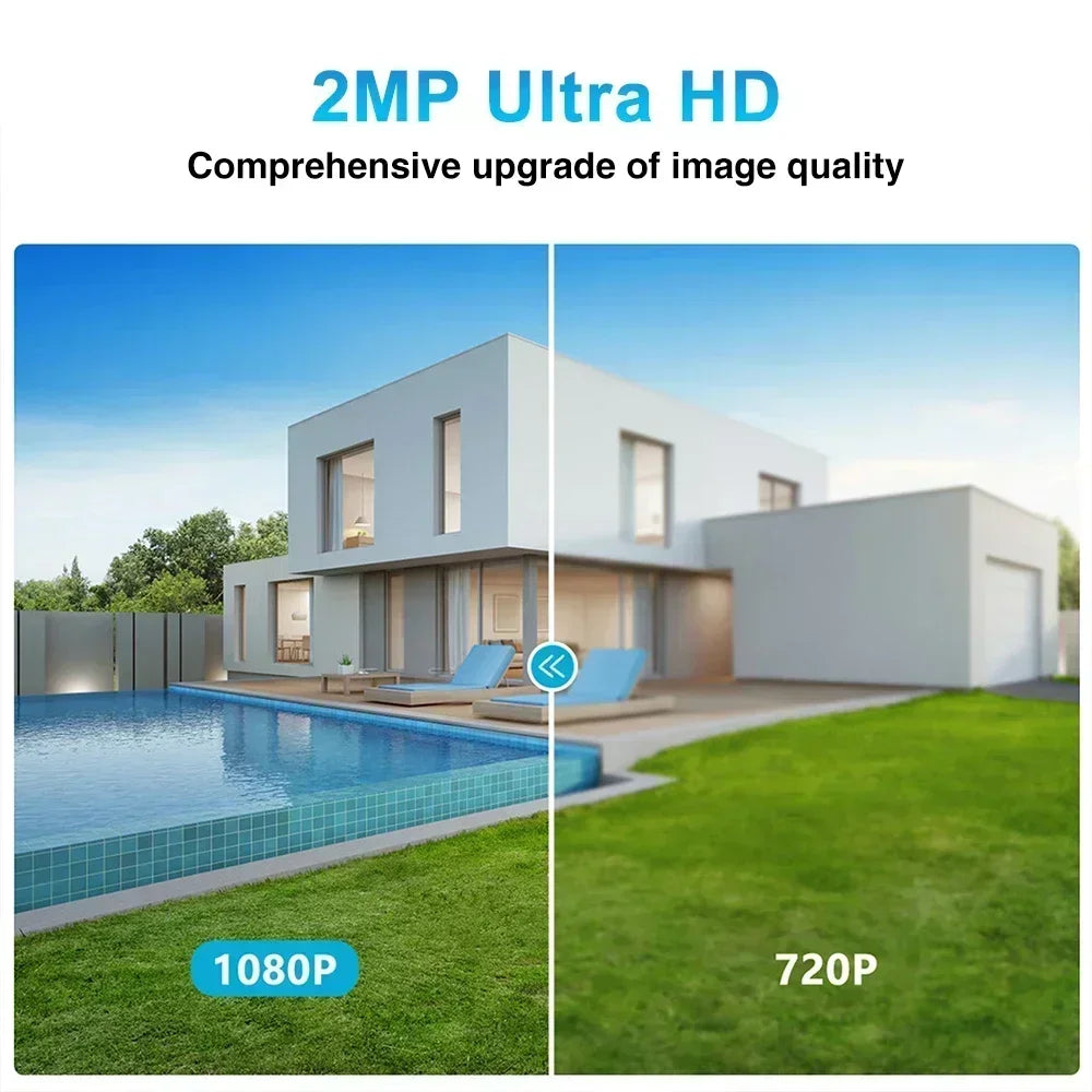 2.4G 1080P Cameras Wifi Video Outdoor Security Protection Monitor 4.0X Zoom Home Wireless Track Alarm Waterproof