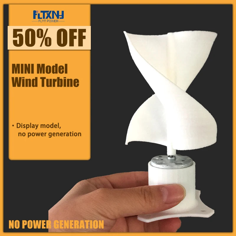 New Style 6blades Small Mini Horizontal Wind Turbine Generator