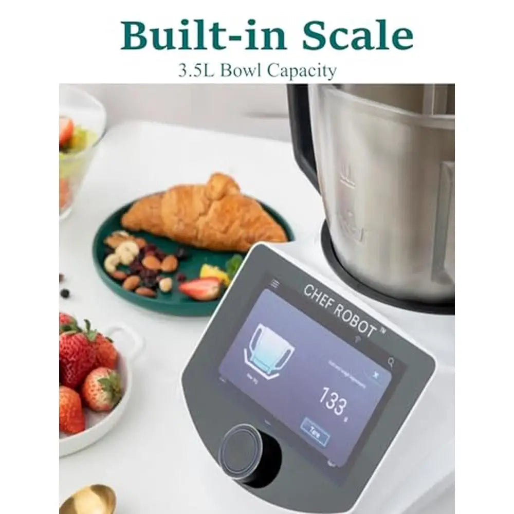 15-Function Chef Magic Kitchen Robot with Built-in Scale & 600 Recipes 3.5L Capacity