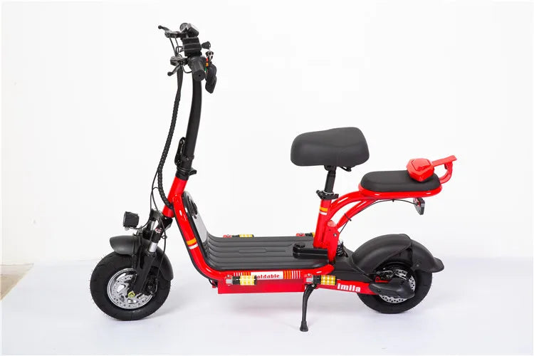 Two-wheeled electric vehicle 400W48V20AH lithium battery double electric bicycle portable urban mobility electric scooter