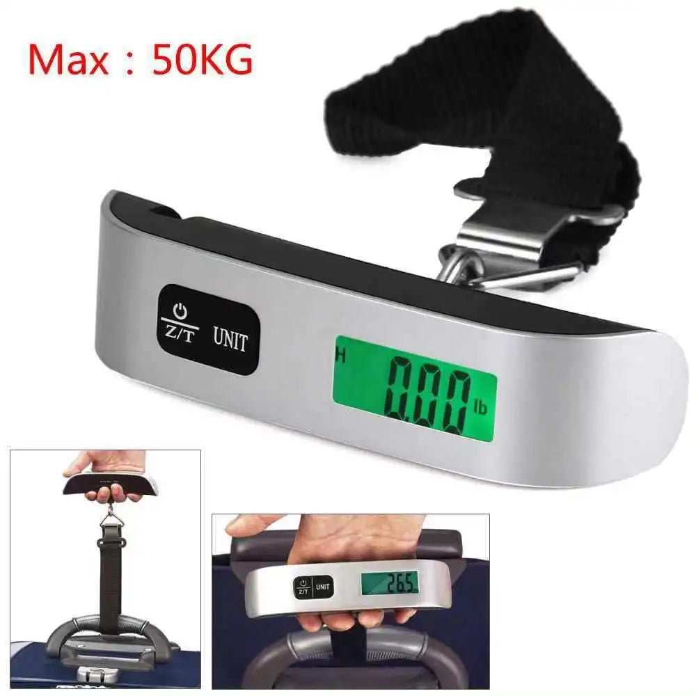 Electronic Luggage Hanging Suitcase Travel Weighs Baggage Bag Weight Balance