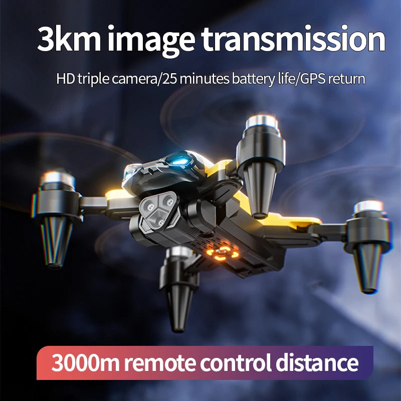 New M5 Max Drone 8K Professional 4K HD Camera Wide Angle Optical RC Quadcopter