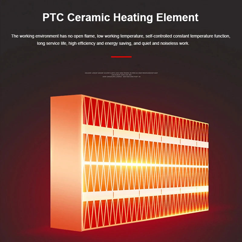 Portable Heater Electric Heater Plug In Wall Room Heater Home Appliance Heating Stove Mini Radiator Remote