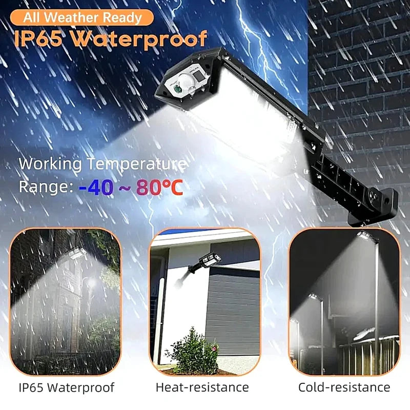 NEWEST Upgrade Powerful Solar Led Lights Outdoor Solar Lamp