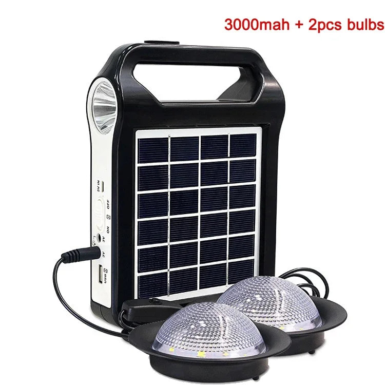 6Vr Portable Storage Generator System USB Charger With Lamp Lighting Home
