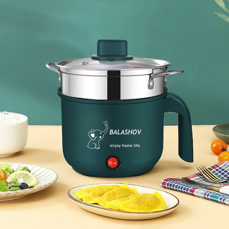 Non-stick Cooking 1-2 People Single/Double Hot Pot Multifunction Electric Cooker