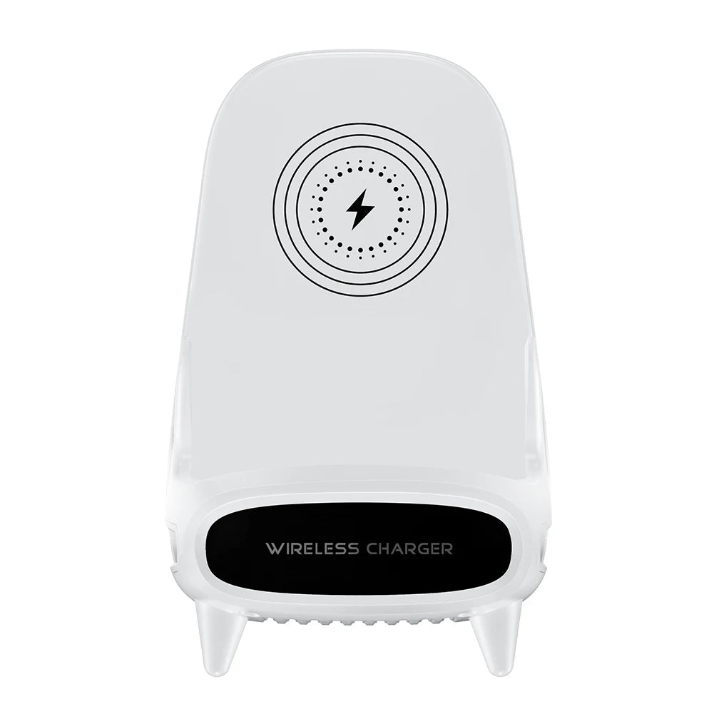 15W Wireless Charging Stand Holder Magnetic Charger Holder for iPhone 12X XS Samsung Xiaomi Wireless Charging Desktop Dock Mount