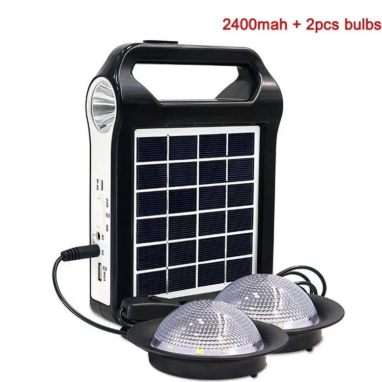 6Vr Portable Storage Generator System USB Charger With Lamp Lighting Home