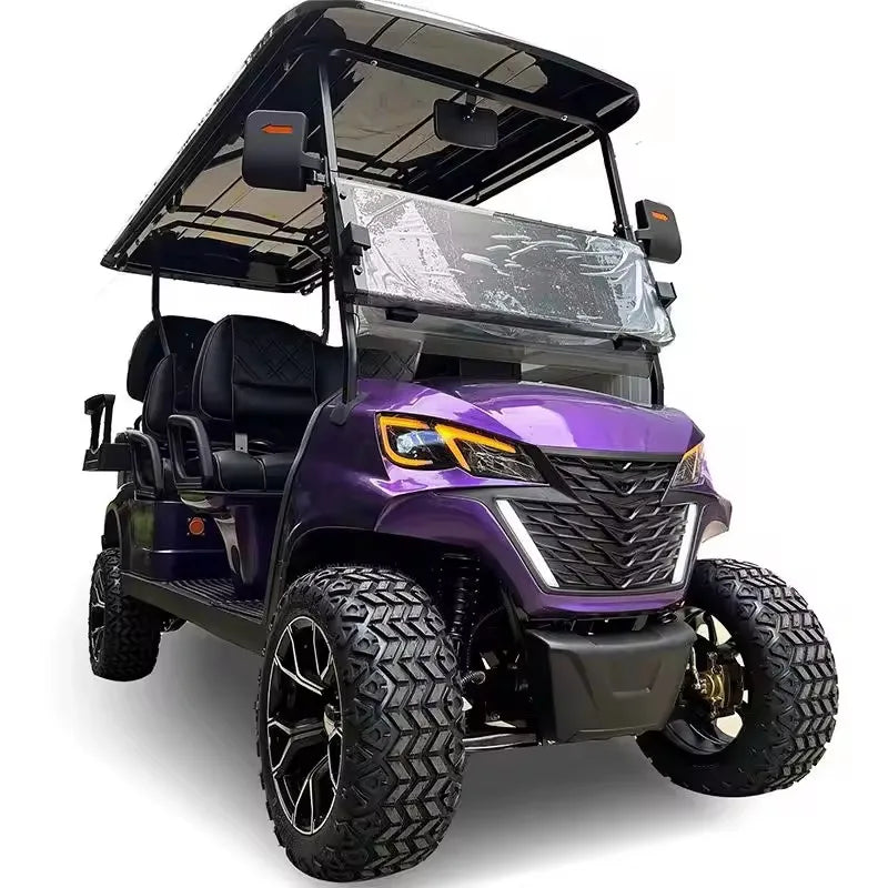 New Selling 2024 off Road Golf Cart 4 Passenger Street Legal Utility Tourist Beach Buggy Gasoline Golf Cart