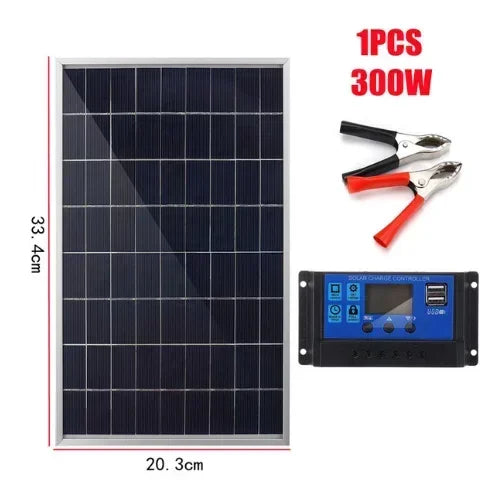 12V Polycrystalline USB Power Rechargeable Solar Cell Solar Generator for Home