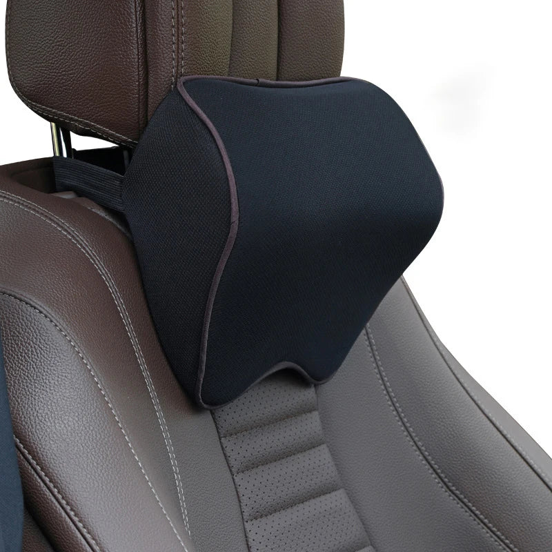 Car Neck Headrest Pillow Car Accessories Cushion Seat Neck Rest Memory Cotton