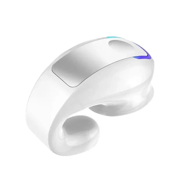 Headphones Bluetooth V5.3 Ear Clip Lightweight Business Sports Game Headset with Mic Noise Reduction