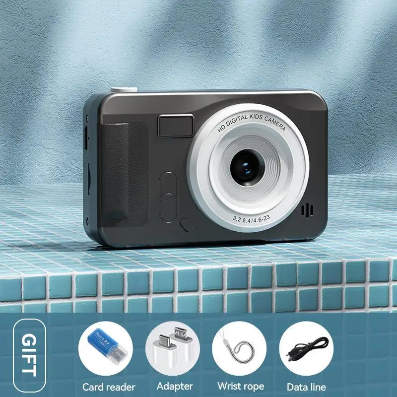 40MP 1080P Camera with Lanyard 8X Zoom Anti Shake 4K HD Auto Focus