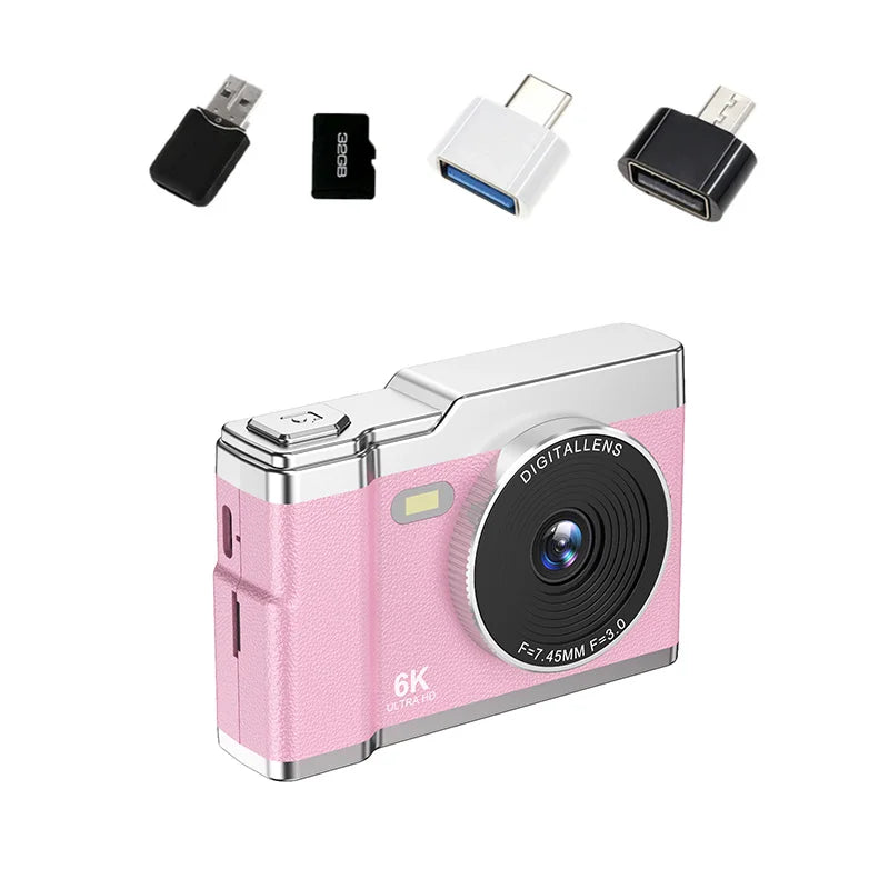 Digital Camera 6400W Pixel Student CCD Portable Campus Mini Camera