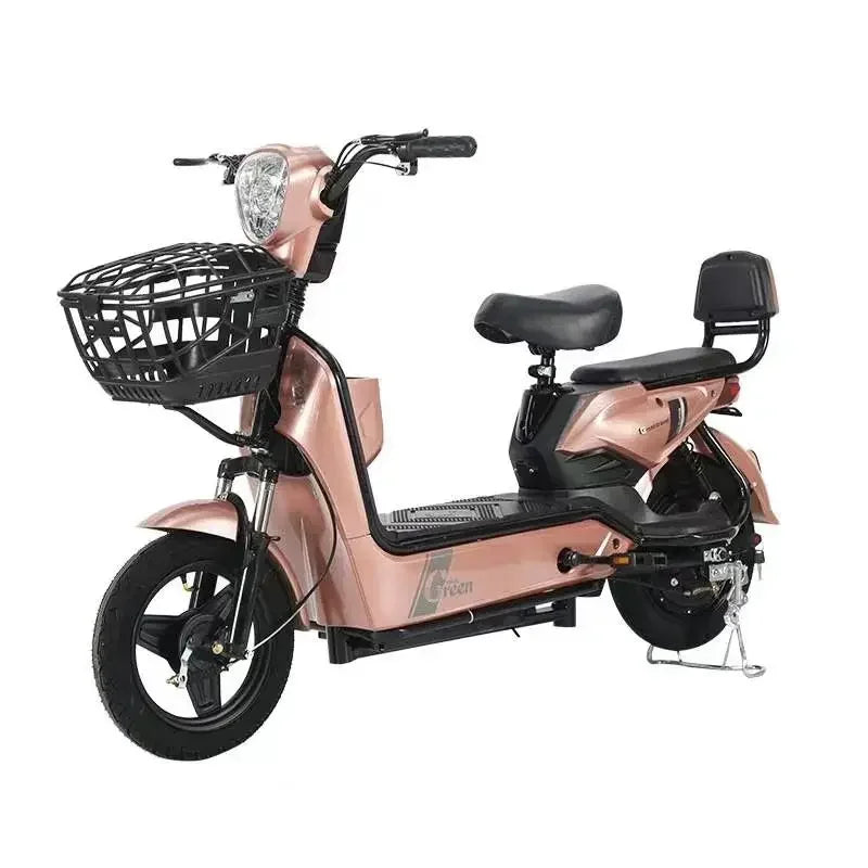 350W 48V 12ah Brushless Electric Bikes Men's And Women's Two Wheel Electric Bicycles 25km/h