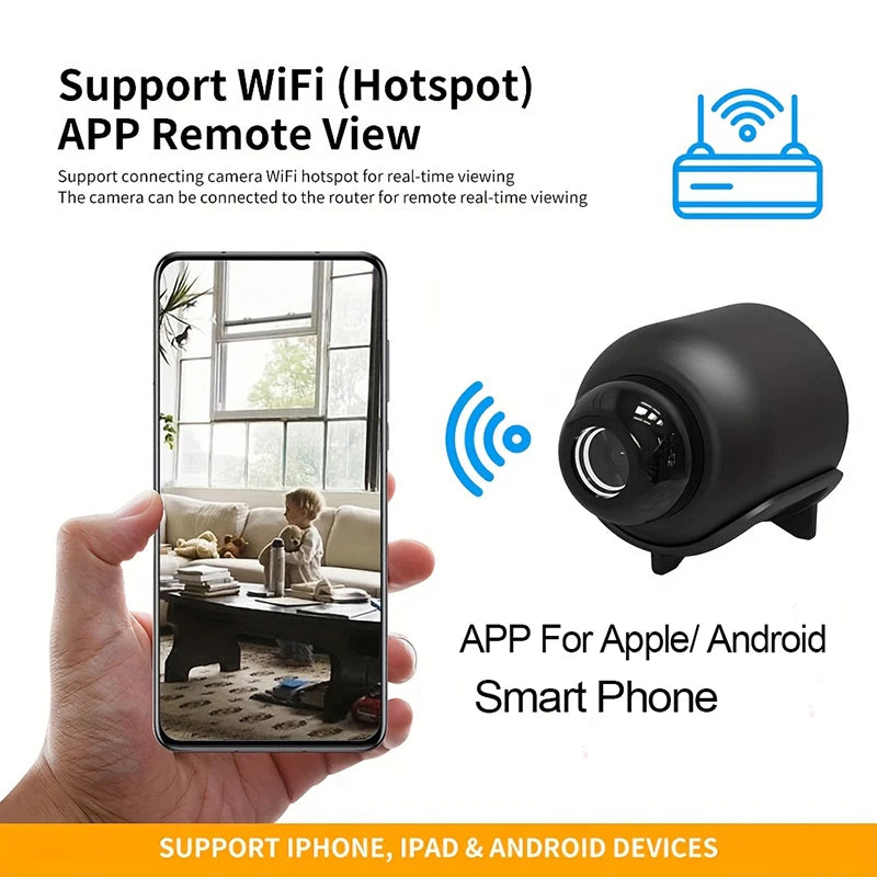 New X5 Mini Camera 1080P Clear Night Vision Motion Detection Wireless Surveillance Camera