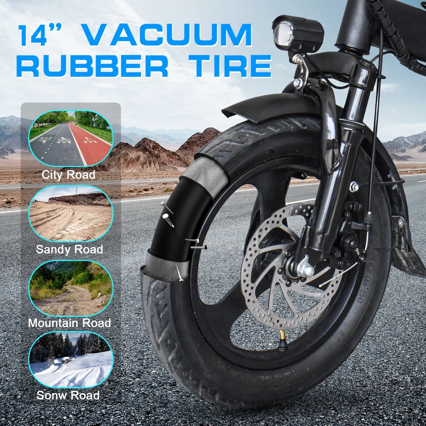 Peak Motor Folding E-Bike