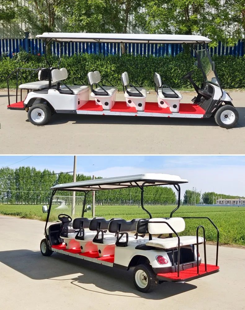 The Best Street Legal Choice 2 4 Passenger Classic Fuel Off-Road Golf Cart Battery Powered Big Wheel Golf Cart