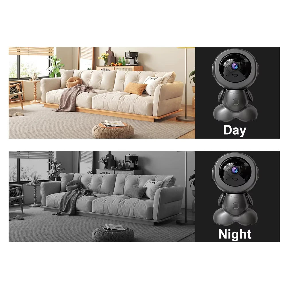 5MP Wireless WiFi Indoor Surveillance Camera Night Vision PTZ Two-way Voice Security Protection