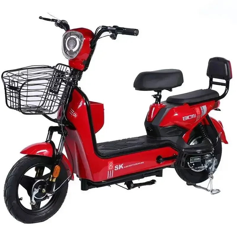 350W 48V 12ah Brushless Electric Bikes Men's And Women's Two Wheel Electric Bicycles 25km/h