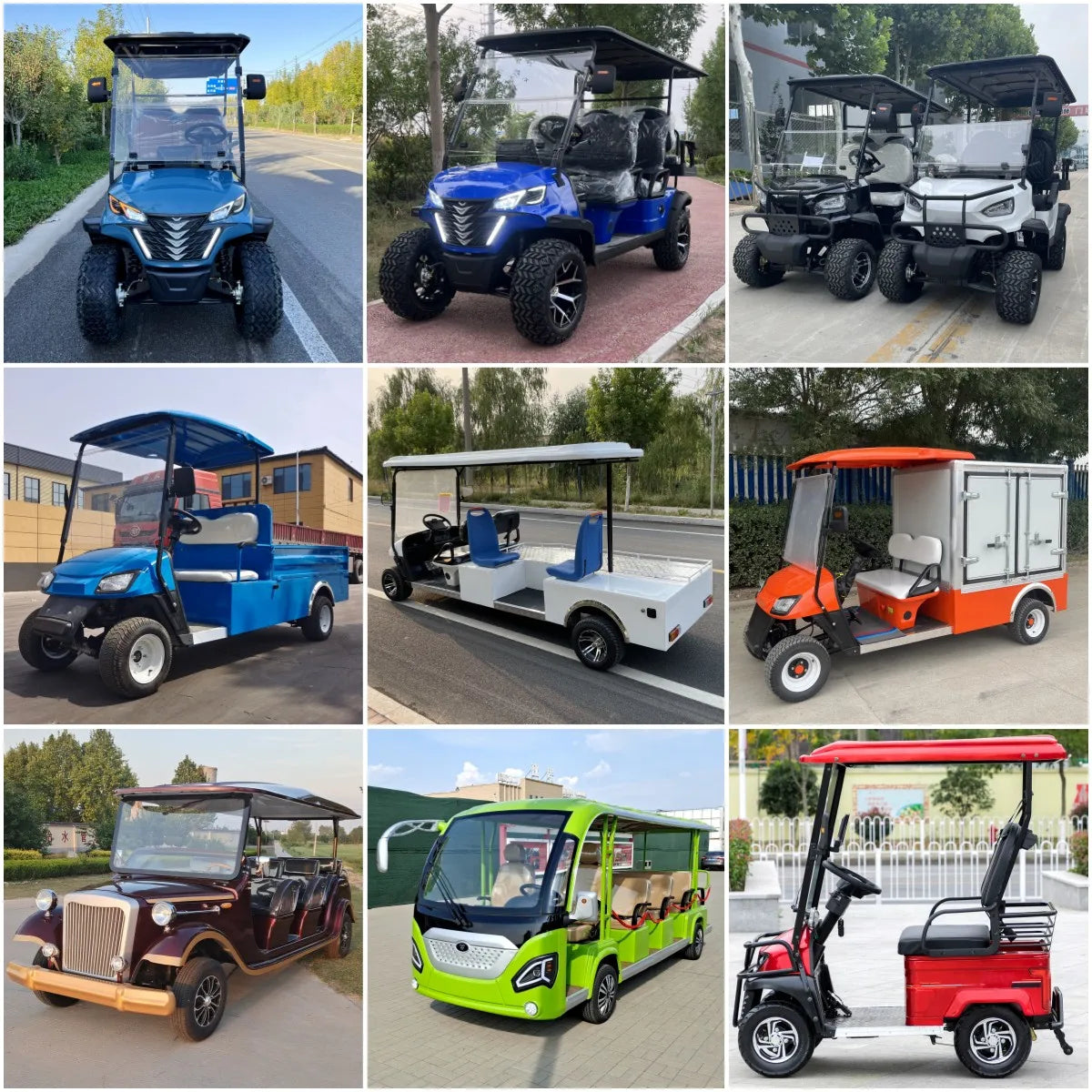 2025 Powerful 4 Wheel Club Car 5000W Motor Golf Buggy Cart Rapid Delivery Electric Car Street Legal