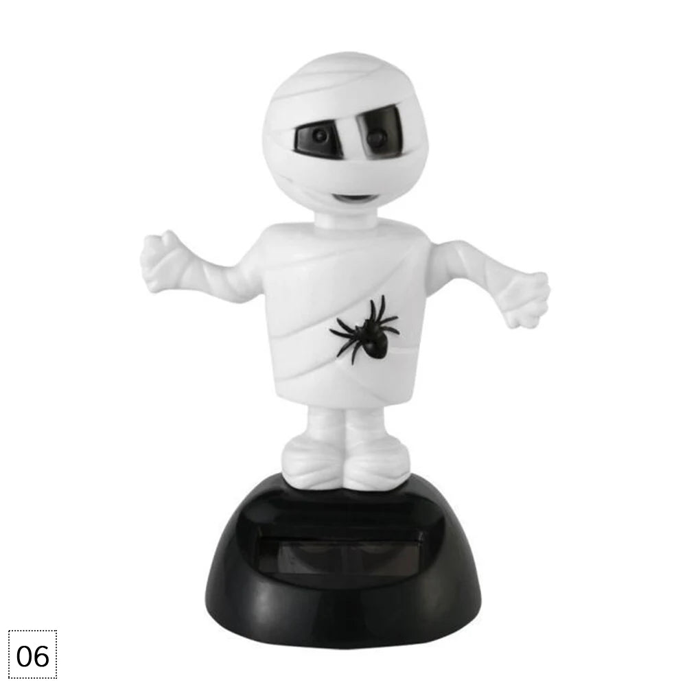 Cute Car Interior Solar Dancing Toy Solar Powered Swinging Animals