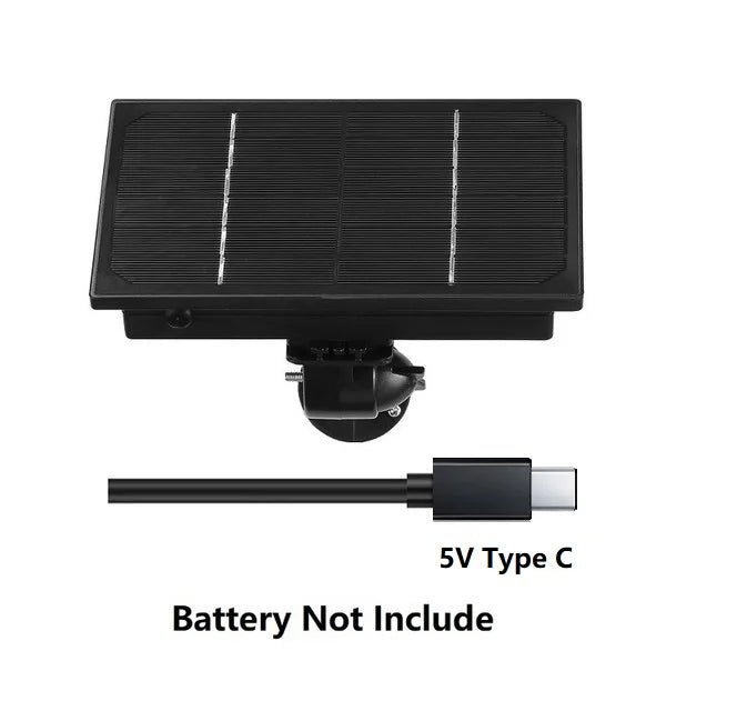Outdoor 5V/12V Solar Power Panel Built-in Battery 6000mAh