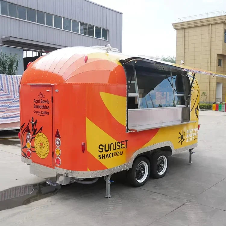 Wholesale Price Cater Mobile Food Trucks for Sale Concession Used Food Truck Trailer Hot Dog Cart Mobile Event Trailer