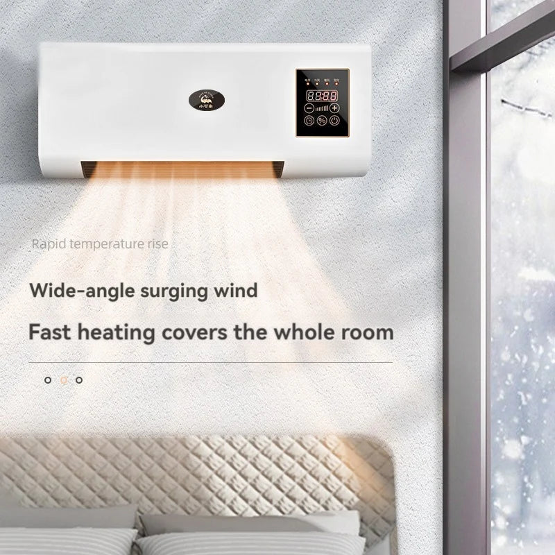US110v Dual use mobile small air conditioner, hot air blower, bathroom heater, wall mounted electric heater,