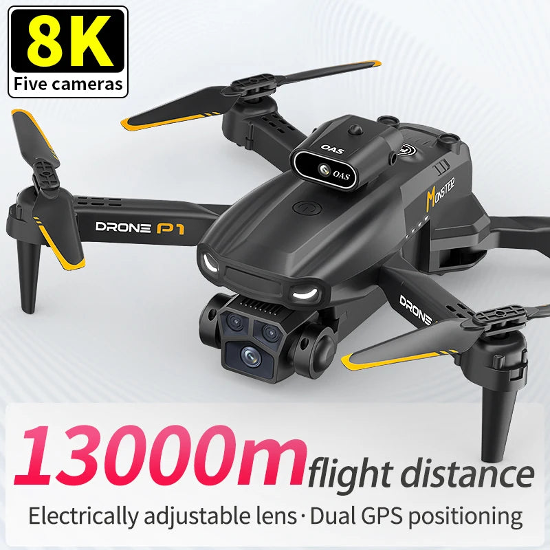 RC Drone Professional Dual HD Camera Aerial Photography FPV Helicopters Obstacle Avoidance Toys