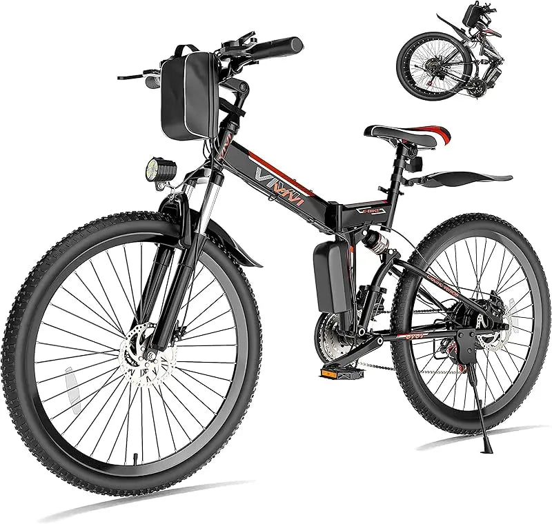 Adults 750W Peak Folding Mountain Bike 26'' Commuter Adult Electric Bike