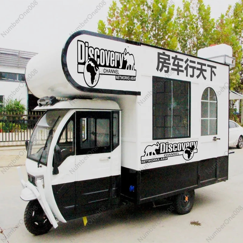 Electric Tricycle RV Camp RV Tour Modified Elderly RV Trailer Sojourn Self-driving Tour