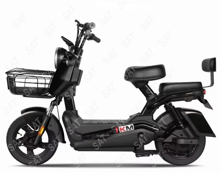 High Power Electric Bicycle Long Range 80km Ebike Lead Acid Battery Electric Scooter For Adult