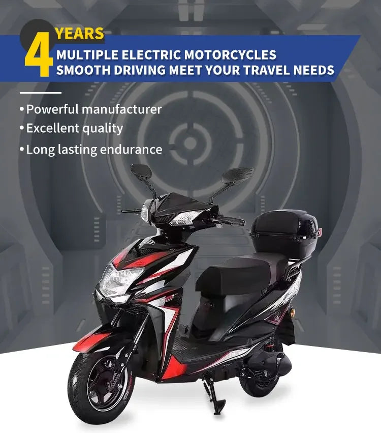 High Battery Life Electric Motorcycle 72V 48V 60V Electric Motorcycle Bicycle