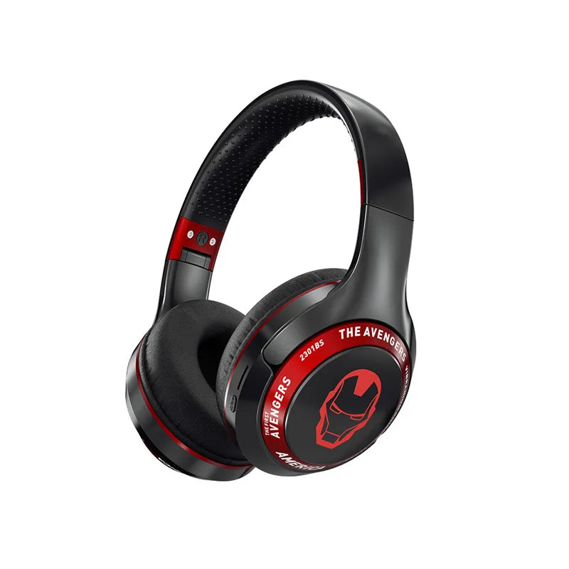Marvel Spider Man Bluetooth Eagles Over ear Foldable Computer Wireless Headphones Noise Cancellation HIFI
